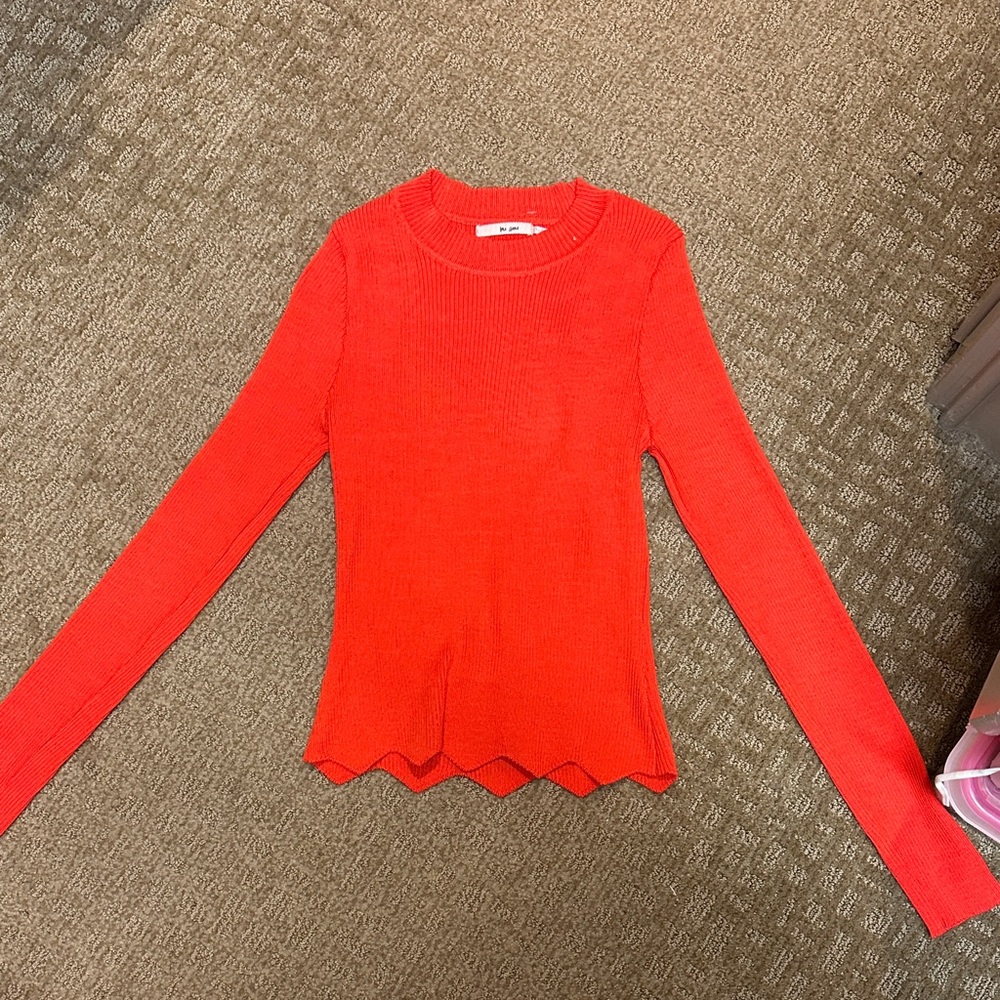 Miami Vibrant Red Knit Sweater